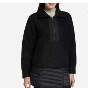 Alpine Design AD Wayfarer Fleece 1/4 Zip Pullover‎ Jacket - Large - Black - NWOT